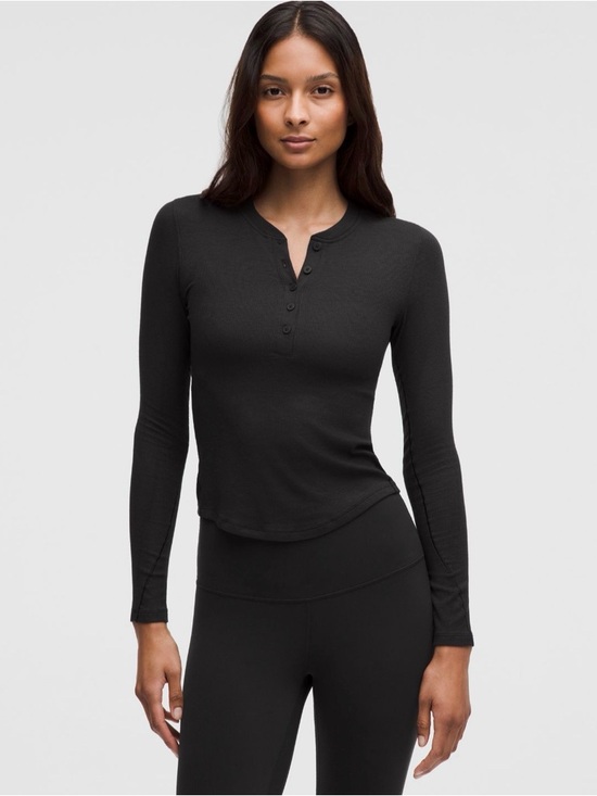 lululemon athletica Tops - NWT Hold Tight Long sleeve henley Size 6